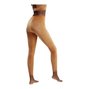 Fabletics Women's Emma Velour Leggings Color Honey Size Large